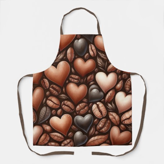 Kaffee Lover Schürze (Vorderseite)