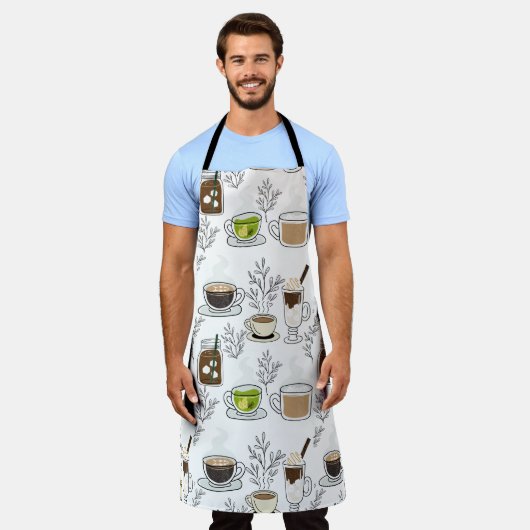 Kaffee Lover Schürze (Getragen)