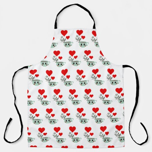 Kaffee Lover Schürze (Vorderseite)