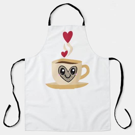 Kaffee Lover Schürze (Vorderseite)