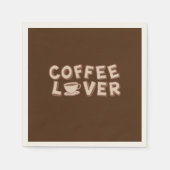 Kaffee Lover Serviette (Vorderseite)