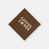 Kaffee Lover Serviette (Ecke)