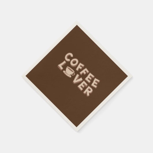 Kaffee Lover Serviette (Ecke)