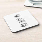 Kaffee Lover Set Getränkeuntersetzer (Linke Seite)