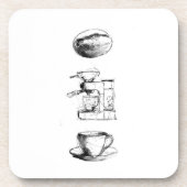 Kaffee Lover Set Getränkeuntersetzer (Vorderseite)