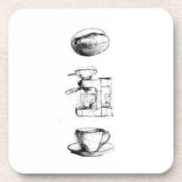 Kaffee Lover Set Getränkeuntersetzer