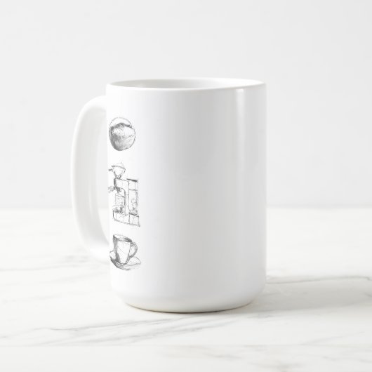 Kaffee Lover Set Kaffeetasse (Vorderseite Links)