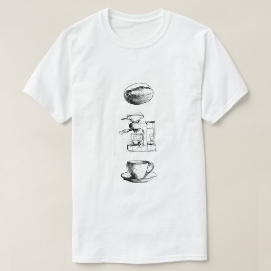 Kaffee Lover Set T-Shirt (Design vorne)