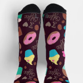 Kaffee Lover Socken (Oben)
