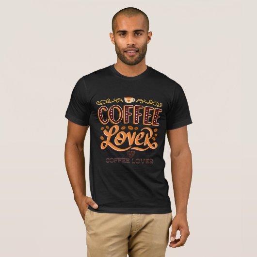 Kaffee Lover T-Shirt (Vorne ganz)
