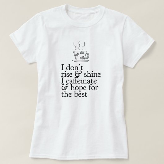 Kaffee Lover T - Shirt (Design vorne)
