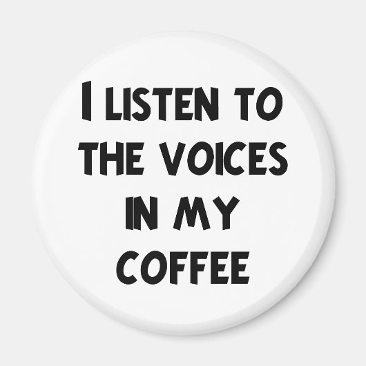 Kaffee Lover T - Shirt und Geschenke Magnet (Vorne)