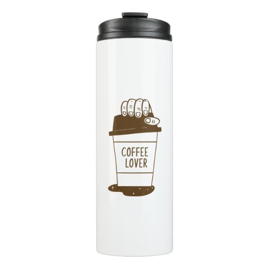 Kaffee Lover Thermosbecher (Vorderseite)