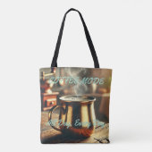 Kaffee Lover Tote Bag All-over Print Style Tasche (Rückseite)