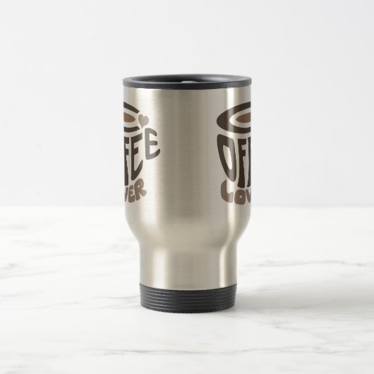 Kaffee Lover Travel Mug Reisebecher (Mittel)