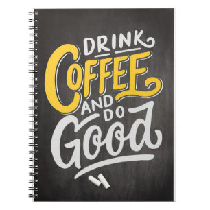 Kaffee Lover trinken Kaffee und gut machen Notizblock