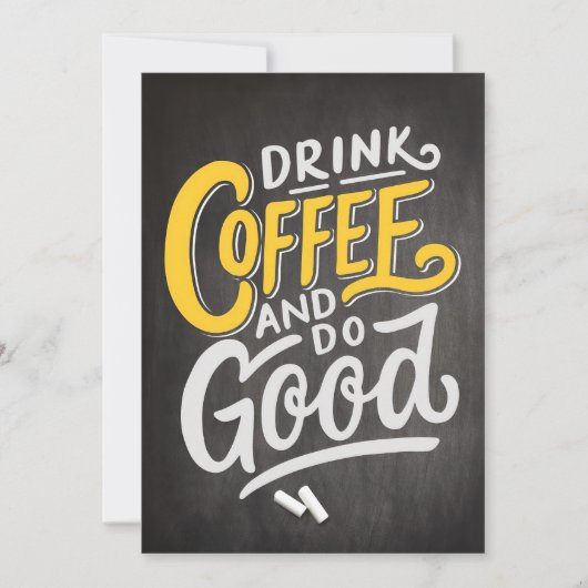 Kaffee Lover trinken Kaffee und gut machen Save The Date (Vorderseite)