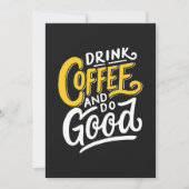 Kaffee Lover trinken Kaffee und tun alles gut Save The Date (Vorderseite)