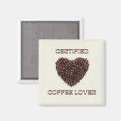 Kaffee Lover und Kaffee Lifeline Magnet (Vorderseite/Rückseite)