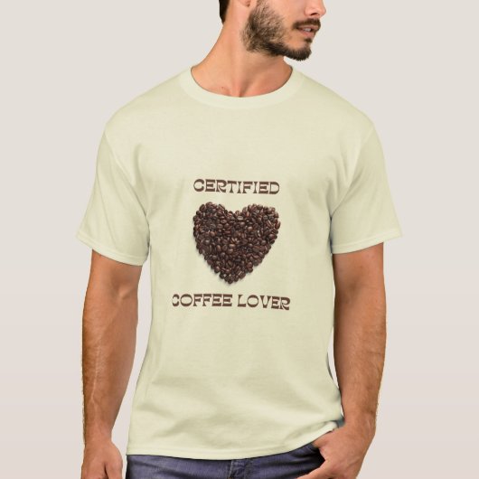 Kaffee Lover und Kaffee Lifeline T-Shirt (Vorderseite)