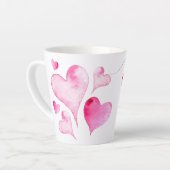 Kaffee Lover Valentinstag Geschenke Herz Tasse (Linke Ecke)