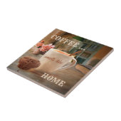 Kaffee Lover Vintag Art Kitchenette Fliese (Seite)