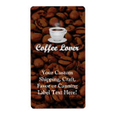 Kaffee Lover, White Cup/Brown Bohnen (Vorne)