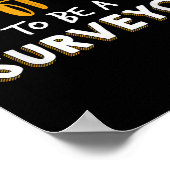 Kaffee Lover Witzige Surveyor Engineer Constructio Poster (Ecke)