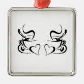 ***KAFFEE LOVER'S*** FUN JEDERZEIT VERANSTALTUNG ORNAMENT AUS METALL (Vorne)