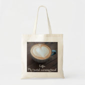 Kaffee Lover's Heart Shape Latte Art Tragetasche (Vorne)