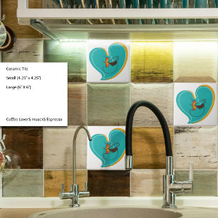 Kaffee LoverS muackS Espresso Fliese