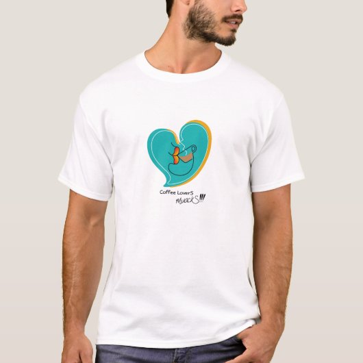 Kaffee LoverS MuackS-Latte T-Shirt (Vorderseite)