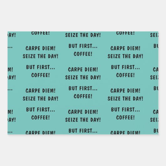 KAFFEE LOVERS SET GESCHENKPAPIER SET (Vorderseite 2)