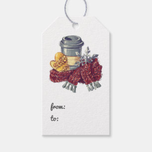 Kaffee Lover's Weihnachtsjubeln Geschenkanhänger