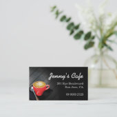 Kaffee-Loyalitäts-Karte Treuekarte (Stehend Vorderseite)