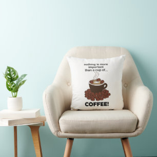 Kaffee Lustiger Kaffeeliebhaber Kaffee  Kissen