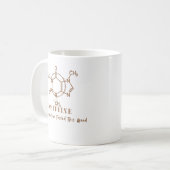 Kaffee Lustiges Kaffee Wissenschaft Design Kaffeetasse (Vorderseite Links)