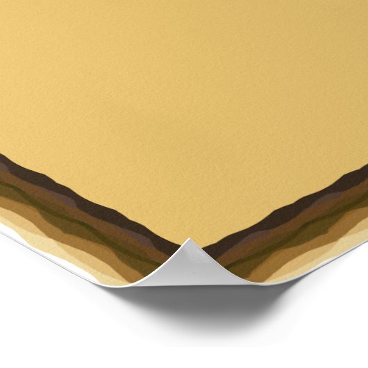 Kaffee machen, nicht Krieg Poster (Ecke)