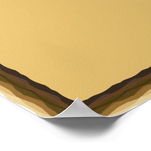 Kaffee machen, nicht Krieg Poster (Ecke)