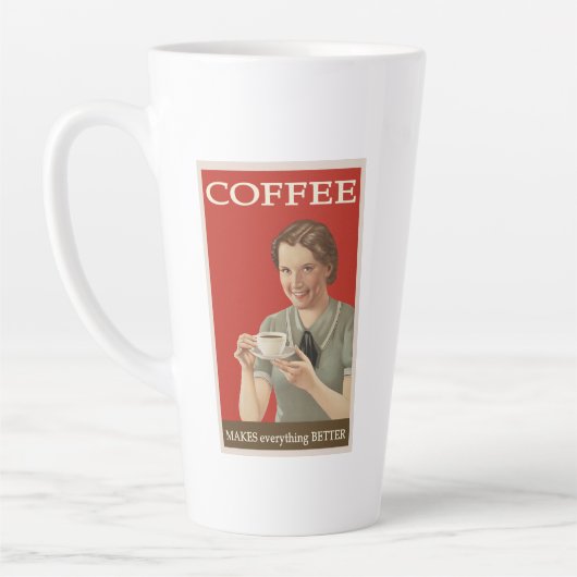 Kaffee macht ALLES besser Milchtasse (Links)