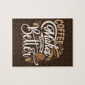 Kaffee macht alles besser puzzle (Horizontal)