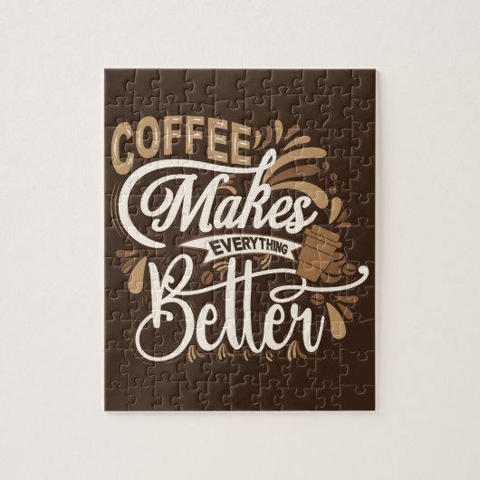 Kaffee macht alles besser puzzle (Vertikal)