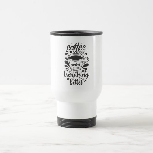 Kaffee macht alles besser reisebecher (Mittel)