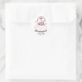 Kaffee Macht Alles Besser Sticker (Tasche)