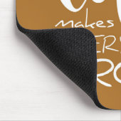 Kaffee macht alles braun. mousepad (Ecke)