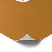 Kaffee macht alles braun. poster (Ecke)