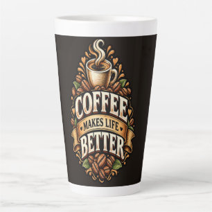 Kaffee Macht Das Leben Besser – Kaffee Liebhaber V Milchtasse