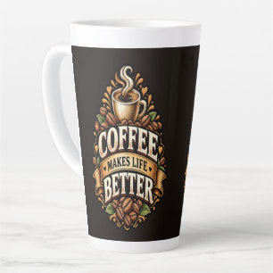 Kaffee Macht Das Leben Besser – Kaffee Liebhaber V Milchtasse