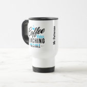Kaffee macht das Unterrichten möglich 2 Travel Mug Reisebecher (Vorderseite Links)