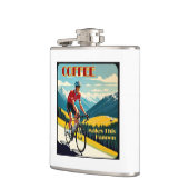 Kaffee macht das zum Fahrradfahren Flachmann (Links)